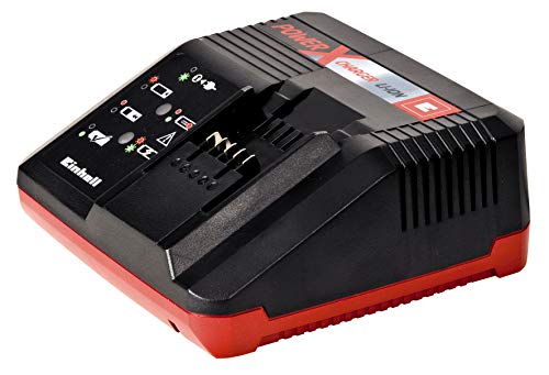 Einhell Expert TE-CD 18-2 Li-I Kit - Taladro percutor sin cable (batería de litio, 1.5 Ah, incluye maletín Bmc, 2 velocidades, 48 Nm, Power X-Change, luz LED, 18 V), color rojo