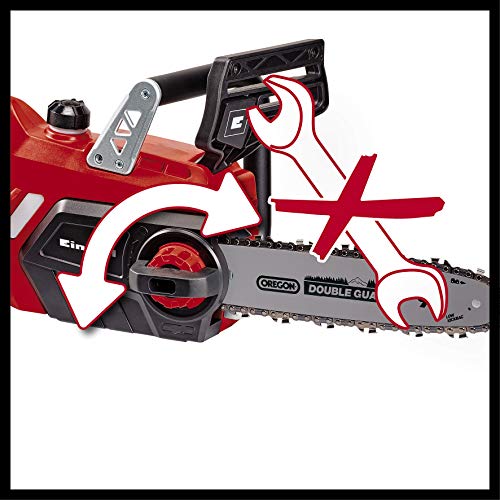 Einhell GE-LC 18 Li Kit - Motosierra a batería Power X-Change 18V (con batería de 3,0Ah y cargador), velocidad de corte: 4.3 m/s, longitud de corte: 23cm, cadena y espada Oregon (ref. 4501760)