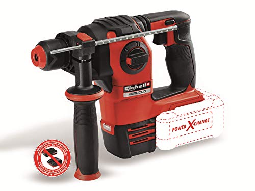 Einhell HEROCCO Martillo perforador inalámbrico, no Incluye batería, 18 V, Negro, Rojo