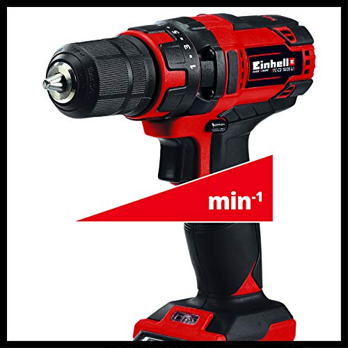 Einhell Taladro destornillador inalámbrico TC-CD 18/35 Li Power X-Change (18V, incluye batería de 1,5 Ah y cargador) (ref.4513914)