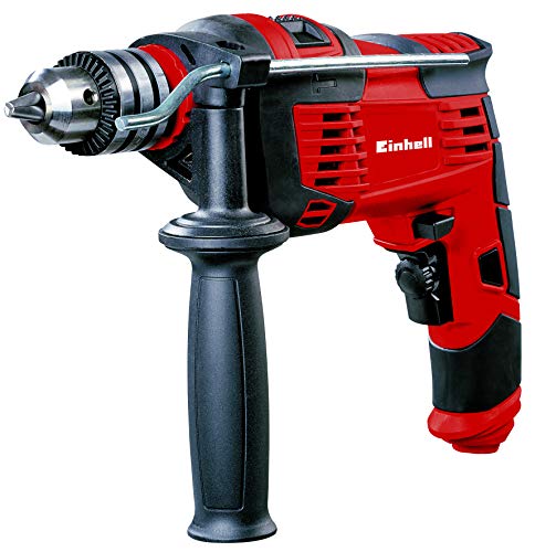 Einhell TC-ID 1000 E Taladro Percutor (1010 W, capacidad de perforación Ø madera 32 mm, concreto 16 mm, metal 13 mm, tope de profundidad de metal)