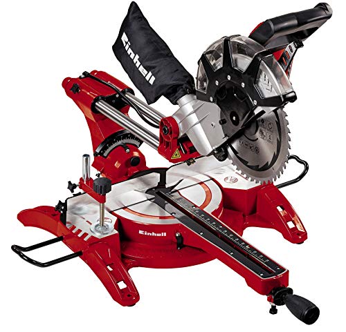 Einhell TC-SM 2534 Dual Ingletadora telescópica, 2350  W, 230 V,  9.1 A, Rojo (ref. 4300825)