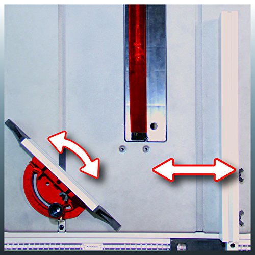Einhell TC-TS 2025 U - Mesa de corte eléctrica con cable y bancada, 220-240 V, 1800 W, hoja de sierra 250 x 30 mm