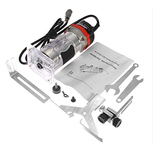 Eléctrico recortadora de mano Laminador de madera Router enrutador Carpinteros herramienta Fresadora 220V 530W