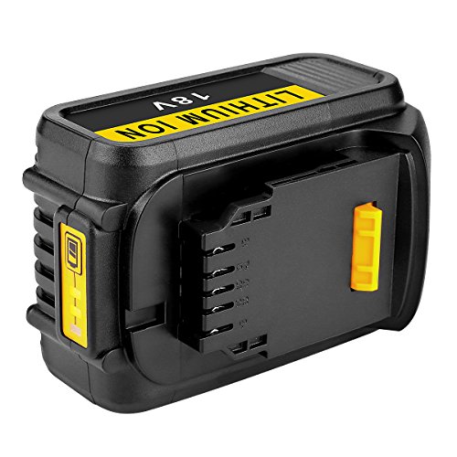 Energup 2 piezas 18V 5.0Ah Batería de repuesto para DeWalt DCB184 DCB200 DCB182 DCB180 DCB181 DCB182 DCB20