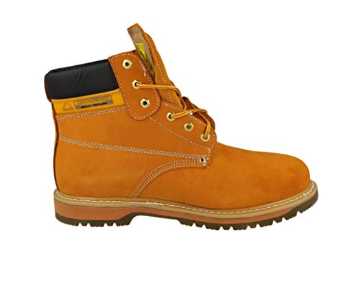 Footwear Sensation - Calzado de protección para hombre, color Amarillo, talla 43