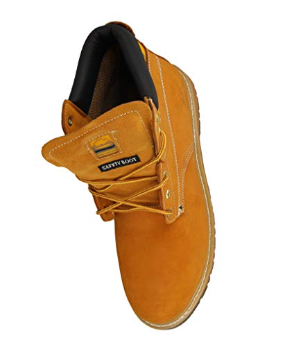 Footwear Sensation - Calzado de protección para hombre, color Amarillo, talla 43