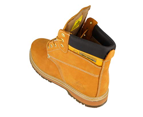 Footwear Sensation - Calzado de protección para hombre, color Amarillo, talla 43