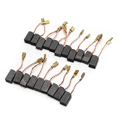 GIlH 20Pcs motor escobillas de carbón 13.6x7.8x6.1mm para Dewalt 100 mm amoladora angular