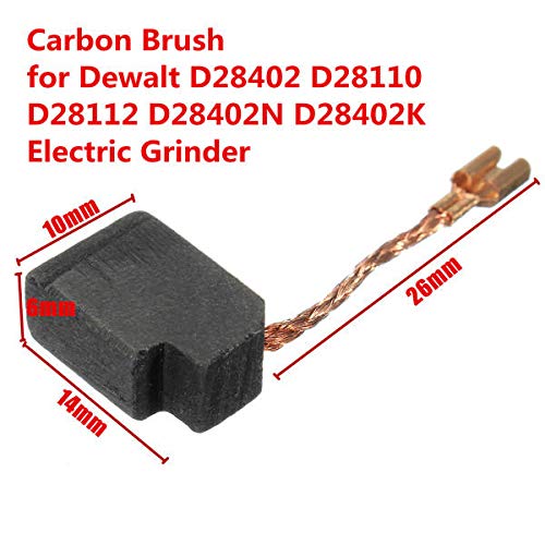 GIlH 650916-01 Carbon Brush for Dewalt D28402 D28110 D28112 D28402N D28402K Electric Grinder