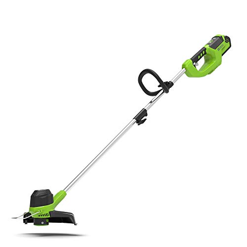 Greenworks Tools 2101507 Greenworks Recortador de Césped con Batería G40LT, 40 V, Verde