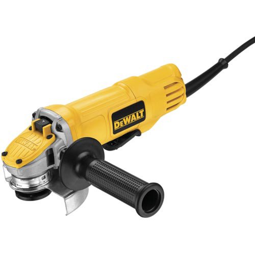 Herramienta de amoladora angular de DeWalt, 4-1/2-pulgadas, interruptor de paleta sin bloqueo en (DWE4120N), amarillo, pequeño