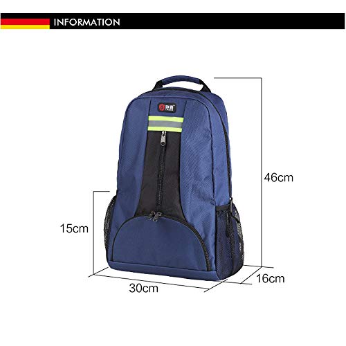 Herramienta mochila de trabajo resistente Bolsa de herramientas con cinturón de nylon ajustable de alta resistencia profesional electricista herramienta tareas mochilas para comerciante/electricista