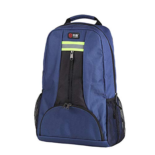 Herramienta mochila de trabajo resistente Bolsa de herramientas con cinturón de nylon ajustable de alta resistencia profesional electricista herramienta tareas mochilas para comerciante/electricista