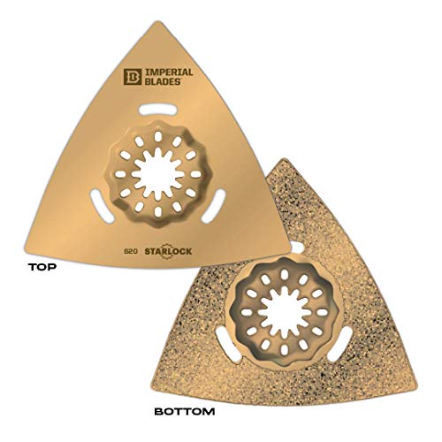 Imperial cuchillas ibsl620 – 1 Starlock triángulo carburo Hoja de grano, 1 unidad