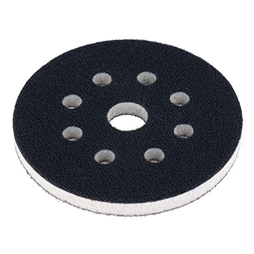 Interfaz de esponja suave 125mm / 5" con 8-Agujero - Esponja Interfaz para Plato Lijadora de Velcro/Almohadilla de lijado - DFS
