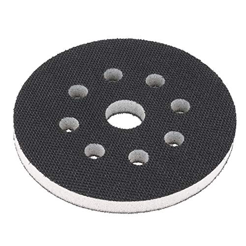 Interfaz de esponja suave 125mm / 5" con 8-Agujero - Esponja Interfaz para Plato Lijadora de Velcro/Almohadilla de lijado - DFS