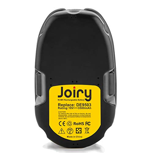 Joiry 18V 3.5Ah Ni-MH Batería para Dewalt 18V Batería DC9096 DE9095 DC9099 DE9039 DE9096 DE9098 DE9503 DW9095 DW9096 DW9098 DC9098