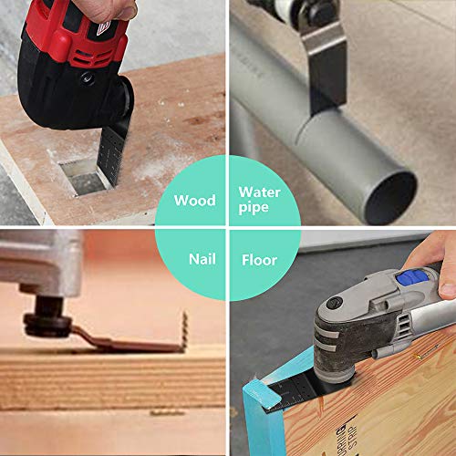Juego de cuchillas de sierra oscilantes universales de liberación rápida para Bosch Craftsman DeWalt Dremel FEIN Ridgid TCH Makita Milwaukee