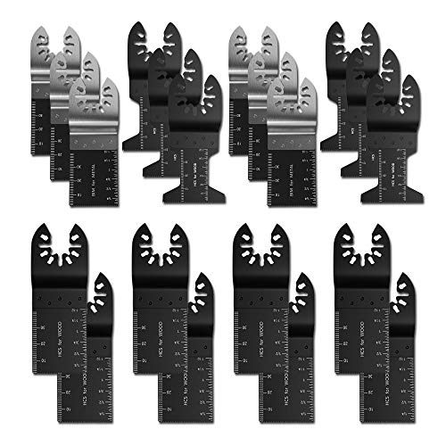Juego de cuchillas de sierra oscilantes universales de liberación rápida para Bosch Craftsman DeWalt Dremel FEIN Ridgid TCH Makita Milwaukee