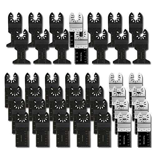 Juego de cuchillas de sierra oscilantes universales de liberación rápida para Bosch Craftsman DeWalt Dremel FEIN Ridgid TCH Makita Milwaukee