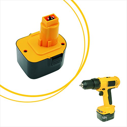 Kinon Reemplazo Herramienta Eléctrica Batería 12V 2.0Ah para Dewalt Taladro inalámbrico Destornillador DC9071 DE9037 DE9071 DE9072 DE9074 DE9075 DE9501 DW9071 DW9072 152250-27 397745-01 DC743KA DW940K