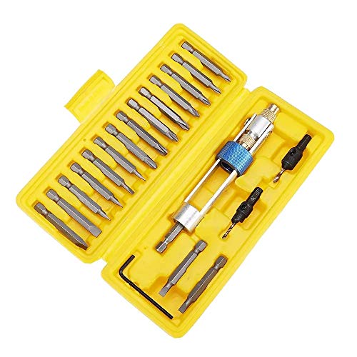 Las herramientas del destornillador kit de reparación de acero del kit del destornillador 20pcs media hora punta broca de acero de alta velocidad taladroatornilladora Doble Uso de la mano destornillad