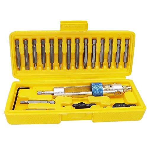 Las herramientas del destornillador kit de reparación de acero del kit del destornillador 20pcs media hora punta broca de acero de alta velocidad taladroatornilladora Doble Uso de la mano destornillad