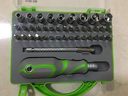 Las herramientas del destornillador kit de reparación de acero del kit del destornillador Herramientas de reparación de bricolaje Kit 41 en 1 sistema multiusos del destornillador del kit telescópico d