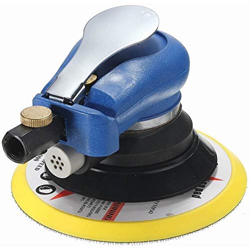 LCFF Lijadora Orbital Sander 2pcs 6 Pulgadas Aire Random Orbital Sander aleatoria Molienda Lijado Ideal for lijar Madera DIY de Coches Pulido de Bricolaje de Trabajo