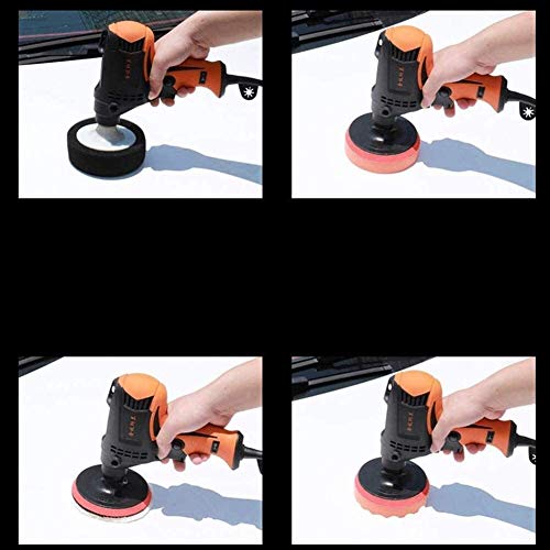 LCFF Lijadora Random Orbital Sander Coche Pulidora de Coches Pulido y Tampón 6 velocidades Variables de 980W Coche pulidoras (Color : B)