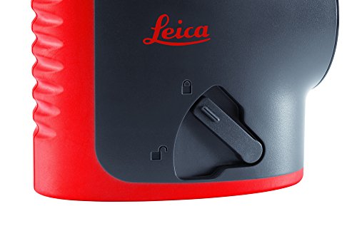 LEICA 2340525 Nivel láser de 2 líneas precisas y fiables, alcance hasta 60 m con receptor