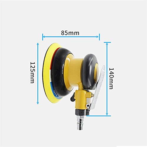 Lijadora Aire Random Orbital Sander Altura 5 Pulgadas Ligera Baja con 1 Llave de la decoración del hogar DIY de Trabajo