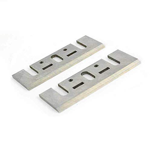 LT-Tool, 2pcs 3-1/4" 82 x 29 x 3 mm HSS Planer Cuchillas for Dewalt, Makita, Bosch, Hitachi, Negro & Decker, Ryobi