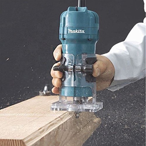 Makita 3710 Fresadora, Negro, Azul, unico