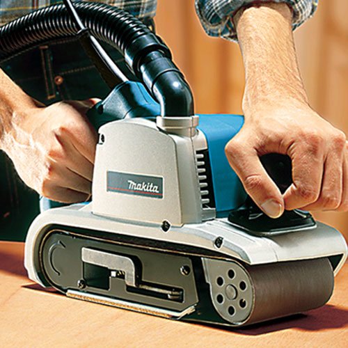 Makita 9403 Lijadora de banda, 500 m/min, 5.7 kg, 1200 W, 230 V, Azul, 10.2 cm