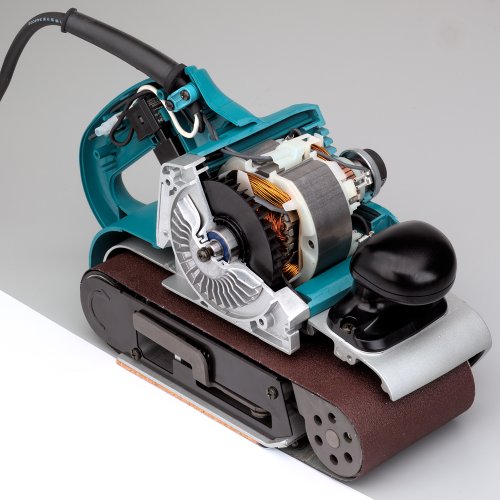 Makita 9403 Lijadora de banda, 500 m/min, 5.7 kg, 1200 W, 230 V, Azul, 10.2 cm