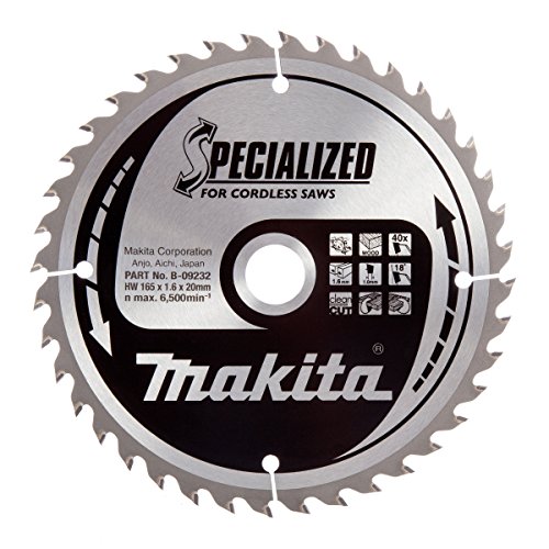 Makita B-09232 - Disco HM 165/20/40D Batería