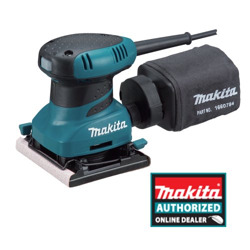 Makita BO4556K Lijadora Orbital 112X102Mm, 200 W, 230 V, Multicolor