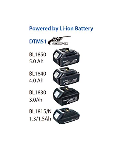 Makita DTM51Z - Multiherramienta 18V Litio cambio fácil