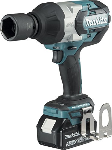 Makita DTW1001RTJ Brushless - Llave de impacto 1050Nm, inserción 3/4", 2 baterías de 18V, 5.0 Ah Li-ion