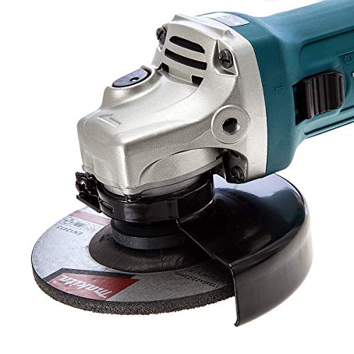 MAKITA GA4530R GA4530R-Amoladora Angular, 720 W, Negro, Turquesa, unico