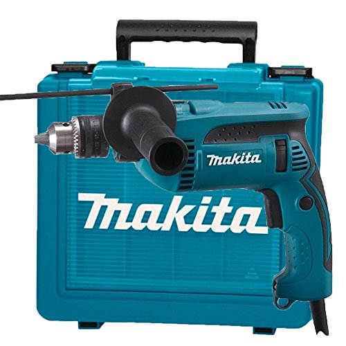 Makita HP1640 Taladro Percut. 13Mm 680W Llav, 680 W, 240 V, Multicolor