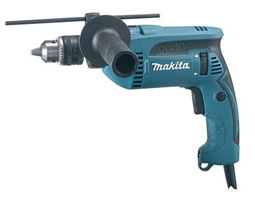 Makita HP1640 Taladro Percut. 13Mm 680W Llav, 680 W, 240 V, Multicolor