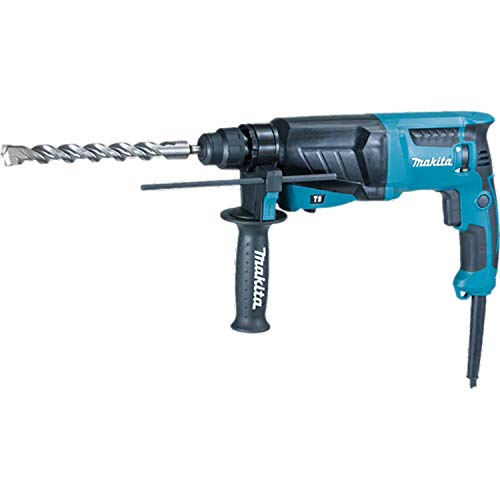 Makita HR2630 - Martillo rotativo combinado (26Mm, 230-240 V, 800 W, 0 - 1.200 Rpm, 40 posiciones)