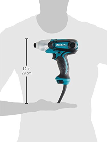 Makita TD0101F atornillador, 230 W, Negro/Azul