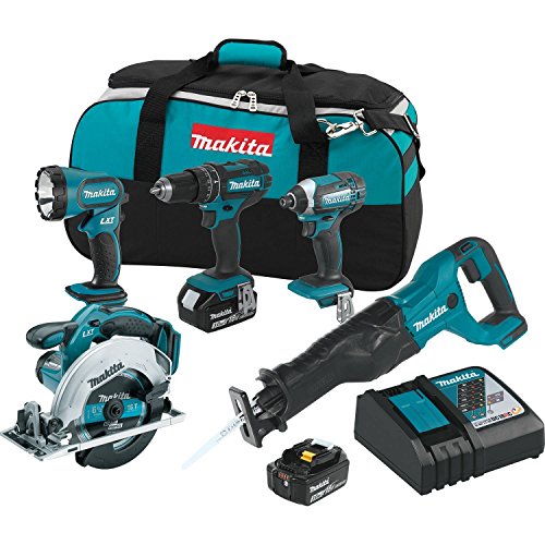 Makita XT505 18V LXT Kit combinado inalámbrico de iones de litio