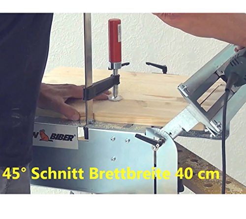 Mesa de sierra XXL para sierra de calar + Bosch Makita + 2 hojas de sierra de calar, en lugar de sierra tronzadora