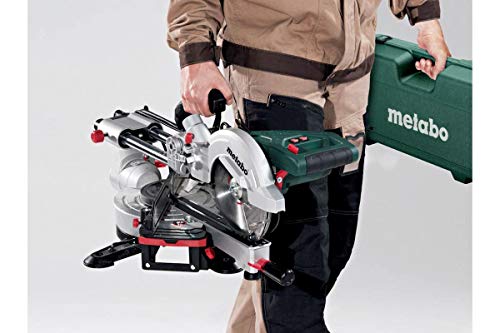 Metabo KGS 216 M 619260000 -  Ingletadora con función de tracción para piezas anchas, Hoja de sierra 216 x 30 mm