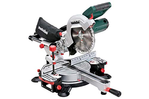 Metabo KGS 216 M 619260000 -  Ingletadora con función de tracción para piezas anchas, Hoja de sierra 216 x 30 mm